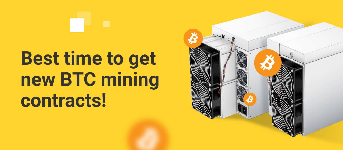Best time to get new BTC mining contracts!