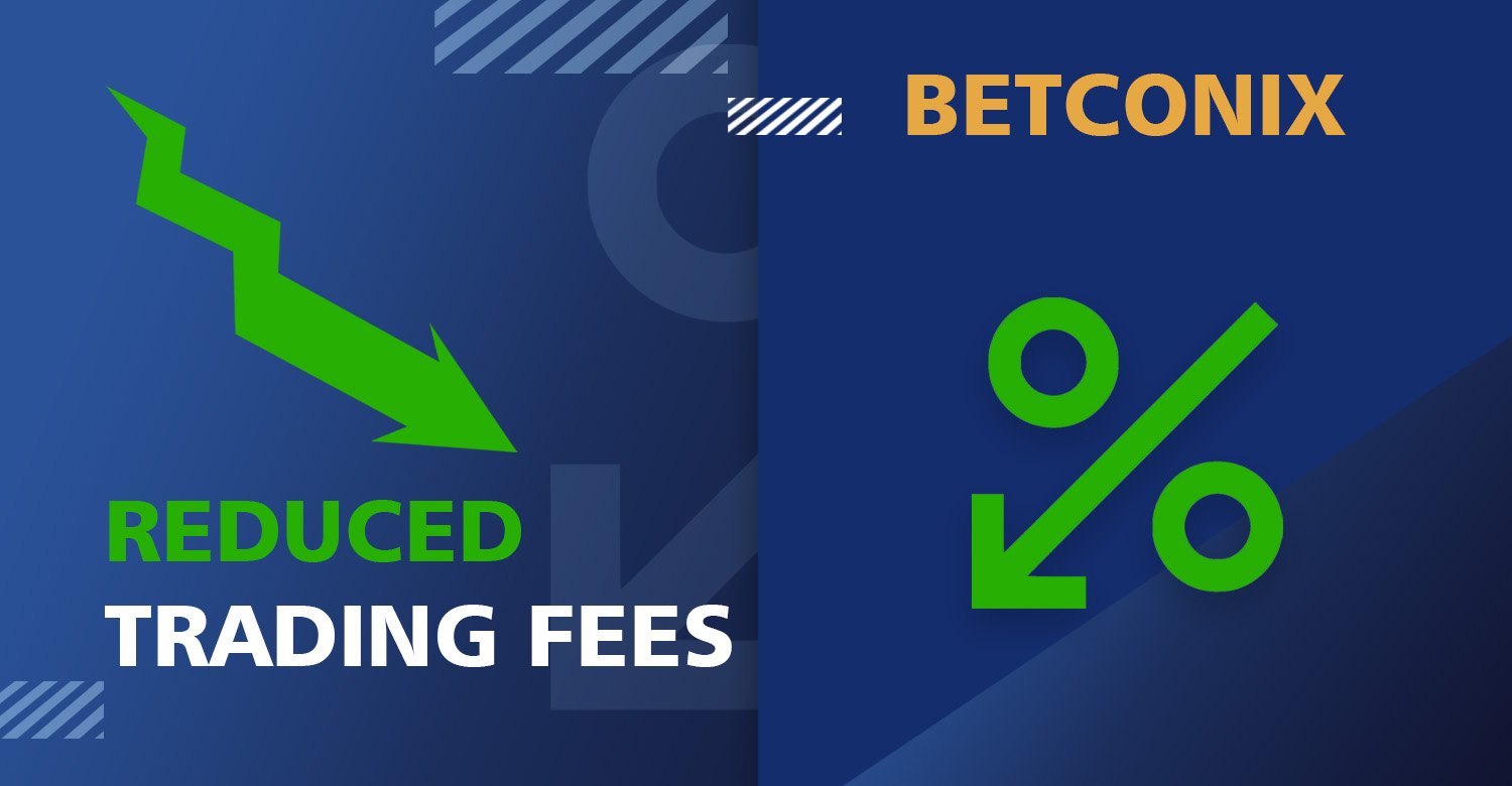 BETCONIX – THE COMMISSION FOR THE EXCHANGE OF CRYPTOCURRENCIES IS NOW 0.35%